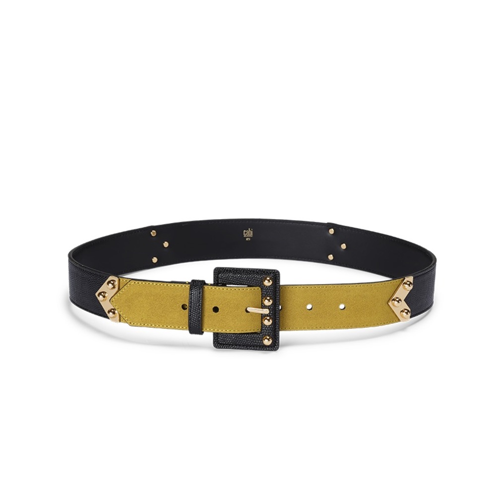 Cabi Ornament Belt Item No. 4593, Black yellow Combo, Size: M - Picture 3 of 4